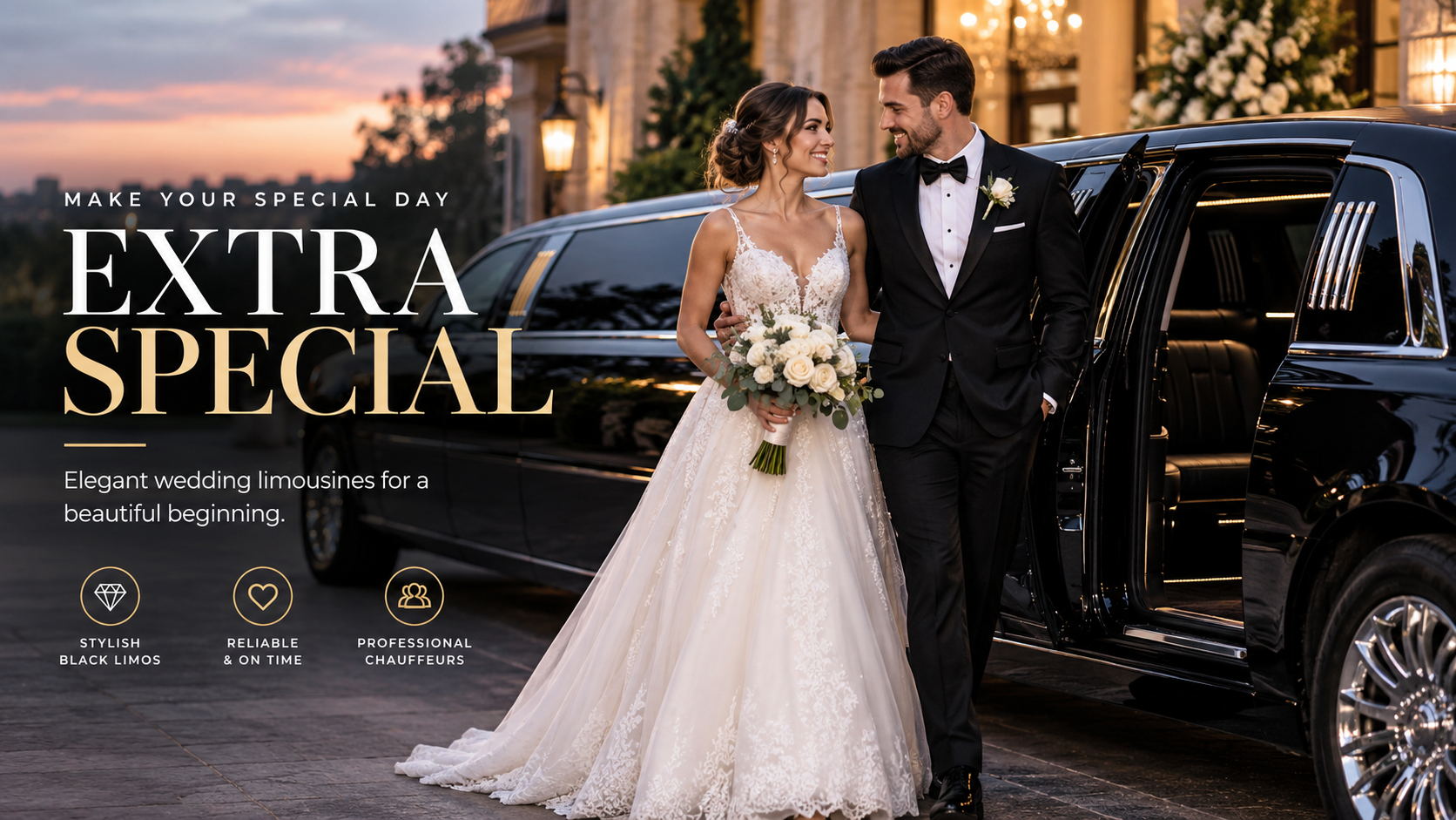 After Five Limousine Wedding Rental
